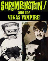 Shrimpenstein and the Vegas Vampire at Monsterpalooza - Click Image to Close