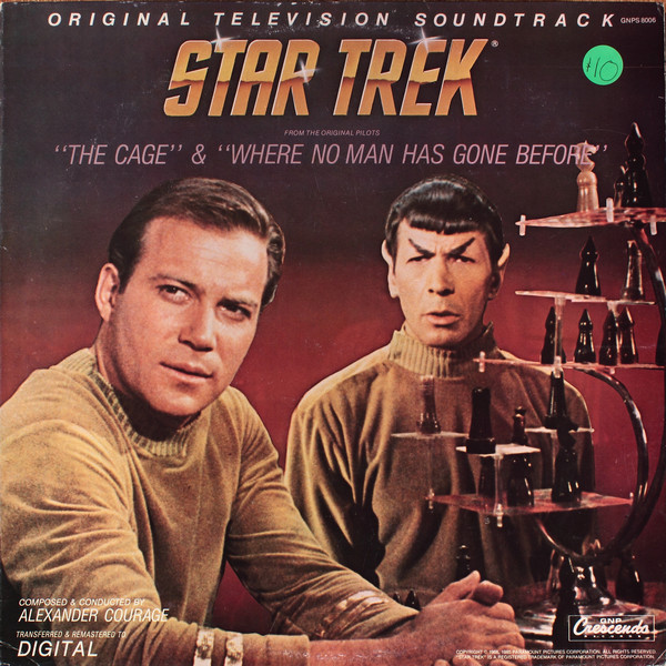 Star Trek, From The Original Pilots: The Cage & Where No Man Has Gone Before Original Television Soundtrack CD - Click Image to Close