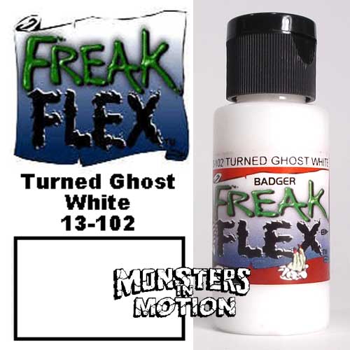 Freak Flex Turned Ghost White Paint 1 Ounce Flip Top Bottle - Click Image to Close