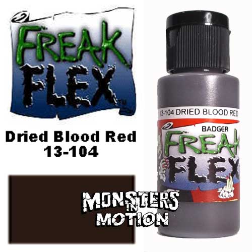Freak Flex Dried Blood Red Paint 1 Ounce Flip Top Bottle - Click Image to Close