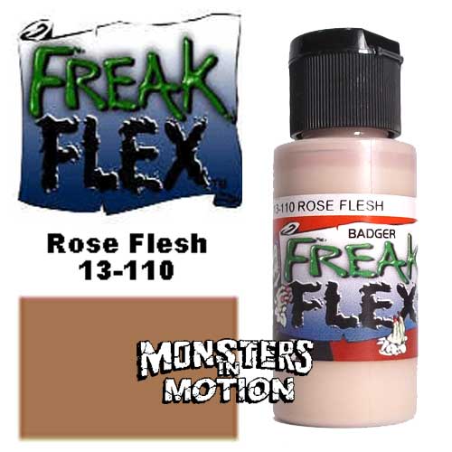 Freak Flex Rose Flesh Paint 1 Ounce Flip Top Bottle - Click Image to Close