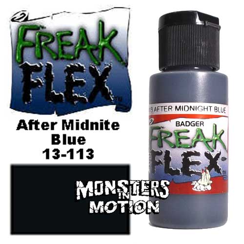 Freak Flex After Midnite Blue Paint 1 Ounce Flip Top Bottle - Click Image to Close