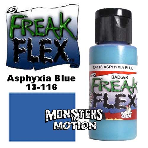 Freak Flex Asphyxia Blue Paint 1 Ounce Flip Top Bottle - Click Image to Close