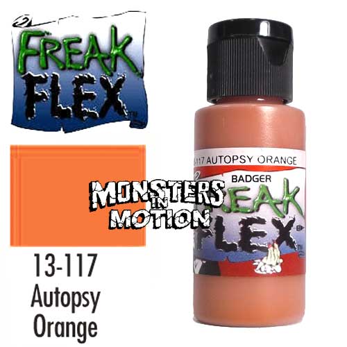 Freak Flex Autopsy Orange Paint 1 Ounce Flip Top Bottle - Click Image to Close