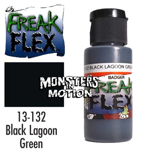 Freak Flex Black Lagoon Green Paint 1 Ounce Flip Top Bottle - Click Image to Close