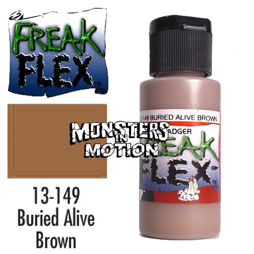 Freak Flex Buried Alive Brown Paint 1 Ounce Flip Top Bottle - Click Image to Close