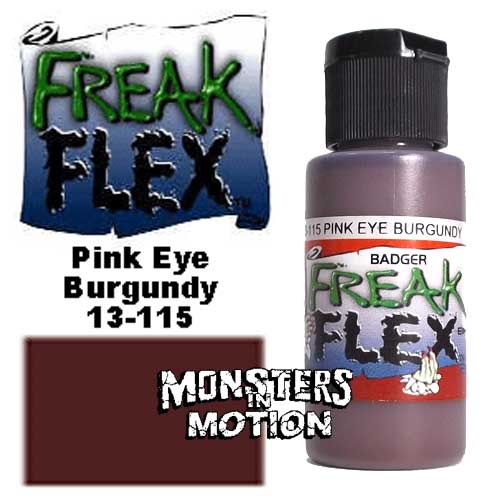 Freak Flex Pink Eye Burgundy Paint 1 Ounce Flip Top Bottle - Click Image to Close