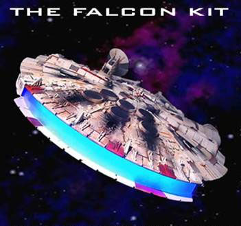 Star Wars Millennium Falcon Deluxe Light Kit - Click Image to Close