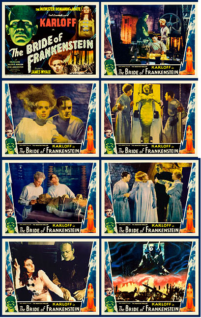 Bride of Frankenstein 1935 Lobby Card Set - Click Image to Close