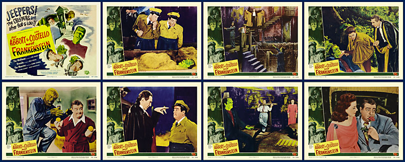 Abbott and Costello Meet Frankenstein - 1948 - Lobby Card Set - Click Image to Close