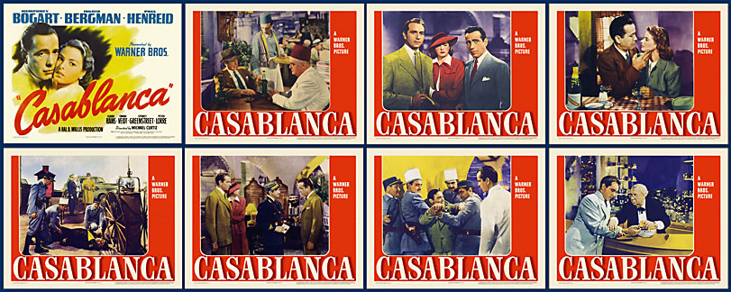 Casablanca 11X14 1942 - Lobby Card Set - Click Image to Close
