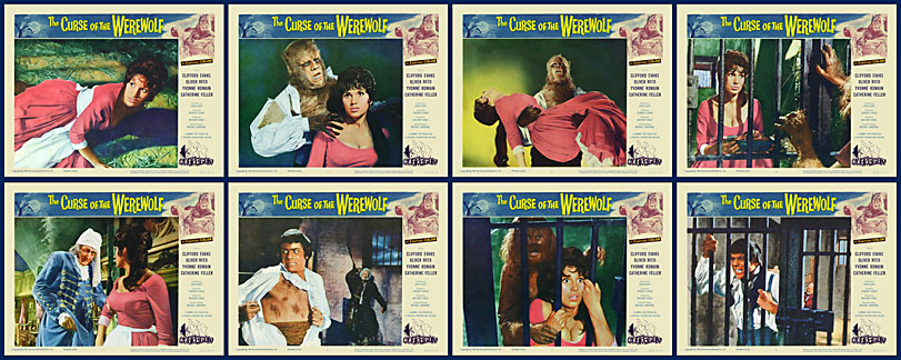 Curse of the Werewolf 1961 11x14 Hammer Horror Lobby Car - Click Image to Close