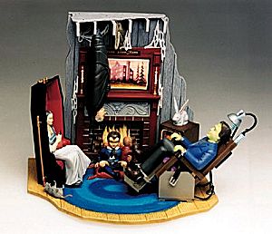 1997 Polar Lights The Munsters Family Plastic Model Kit 90s Living Room Scene for sale online 