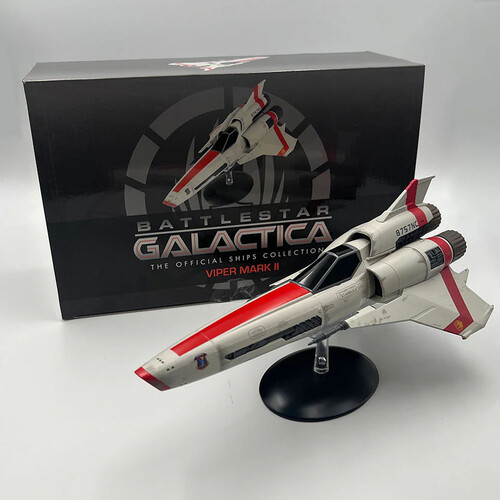 Battlestar Galactica Modern Viper MK II Starbuck Variant 10.5" Die-Cast Ship - Click Image to Close