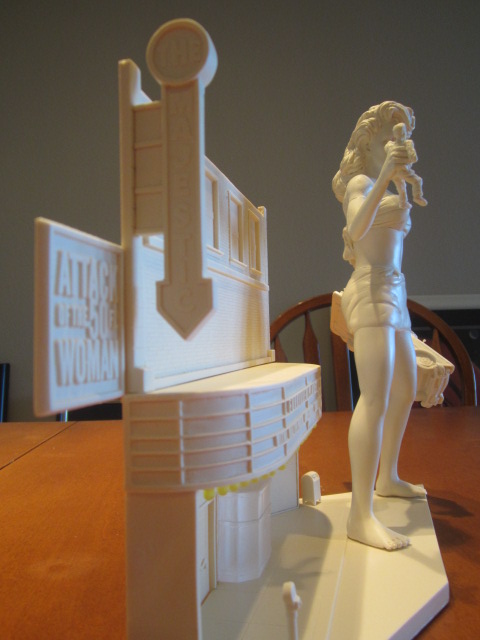 Attack Of The 50 Foot Woman Model Kit #1 Theater Diorama Version SPECIAL ORDER - Click Image to Close