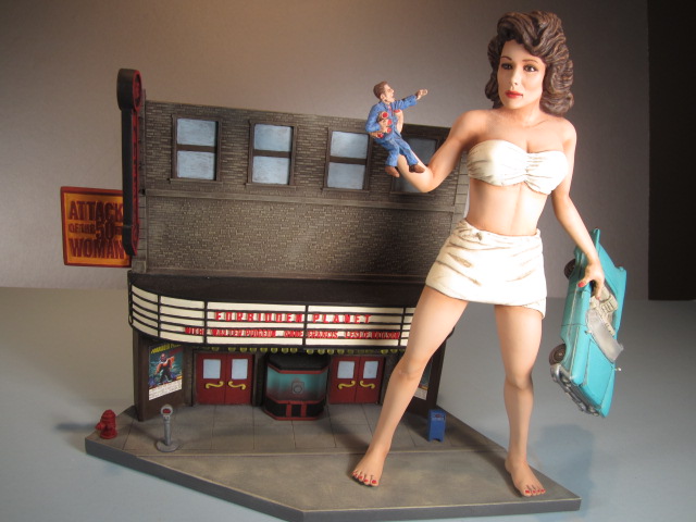 Attack Of The 50 Foot Woman Model Kit #1 Theater Diorama Version SPECIAL ORDER - Click Image to Close