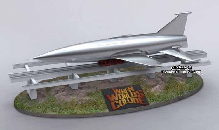 When Worlds Collide Space Ark Plastic Model Kit 1/350 Scale - Click Image to Close