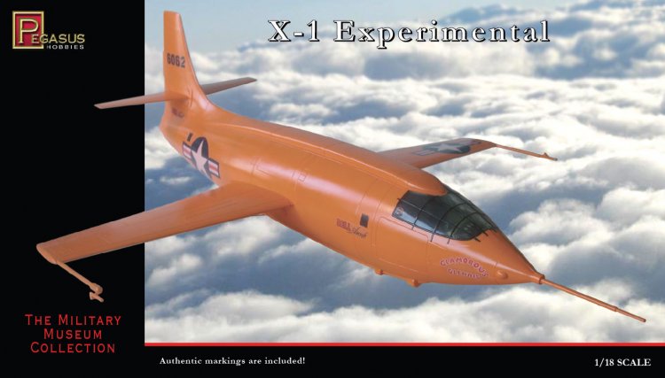 X-1 Experimental Aircraft Model Kit 1/18 Scale OOP - Click Image to Close